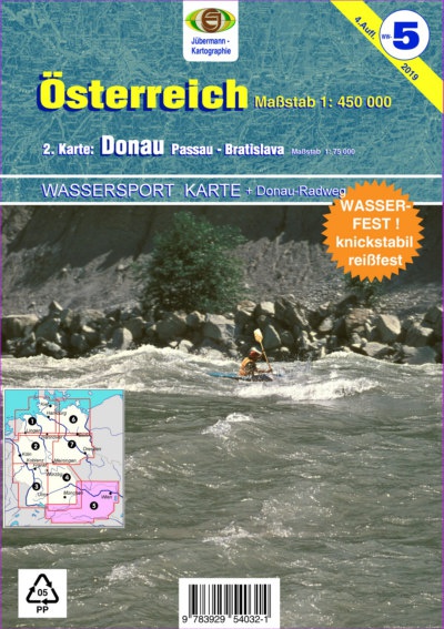 Titelblatt Wildwasserkarte Österreich