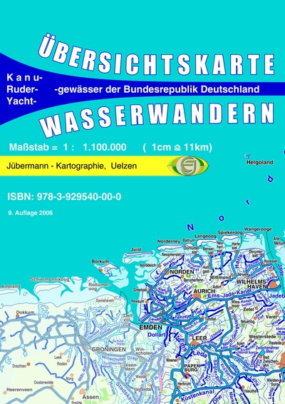 Titel Übersichtskarte Wasserwandern